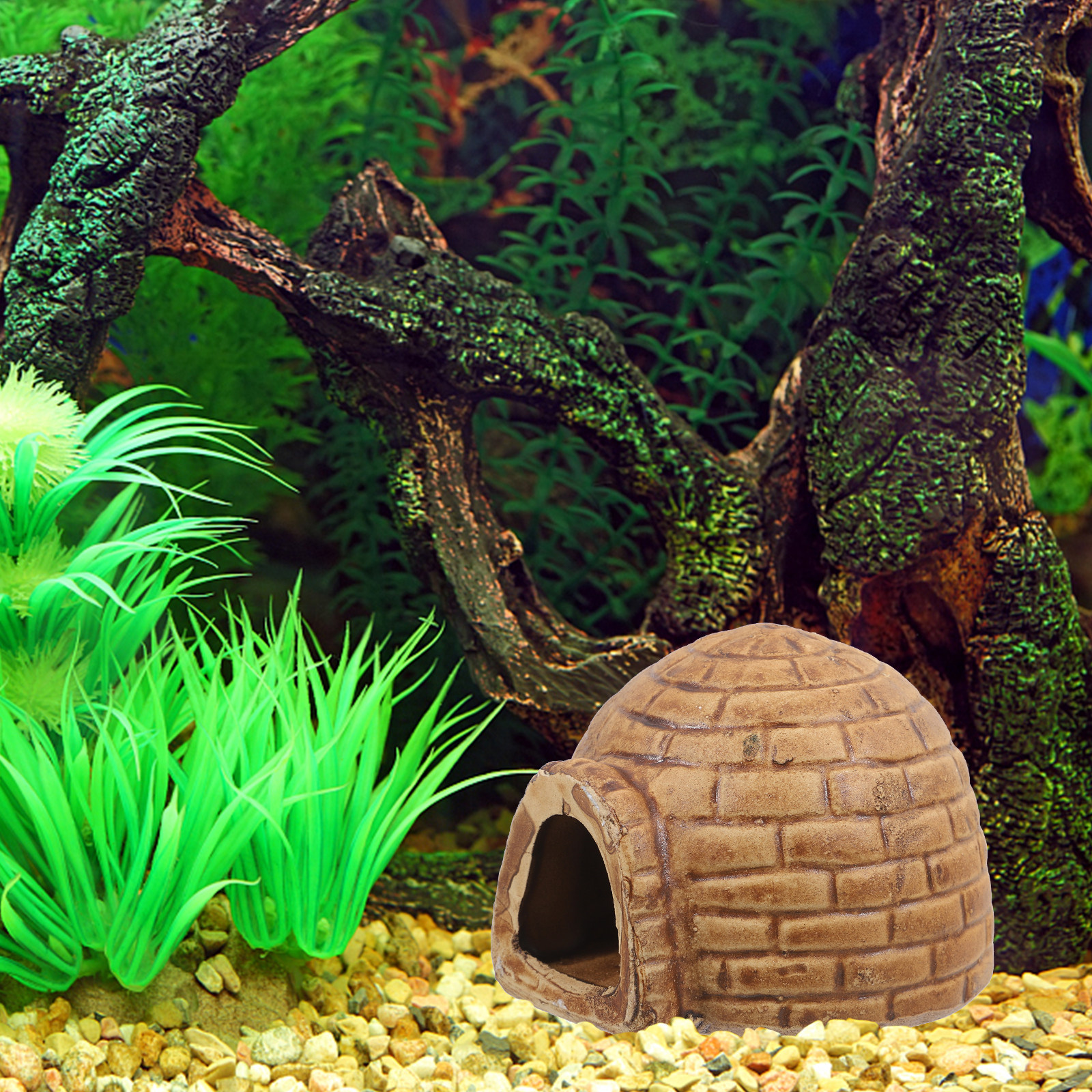 Hide Cave Ceramic - Ceramic Pleco Caves for Aquarium Fish