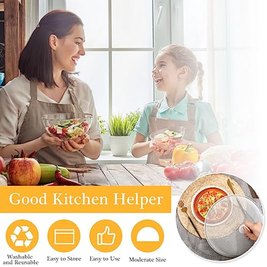 Gerrii 6 Pcs Metal Mesh Food C - Screen Top Mesh のレビューと価格