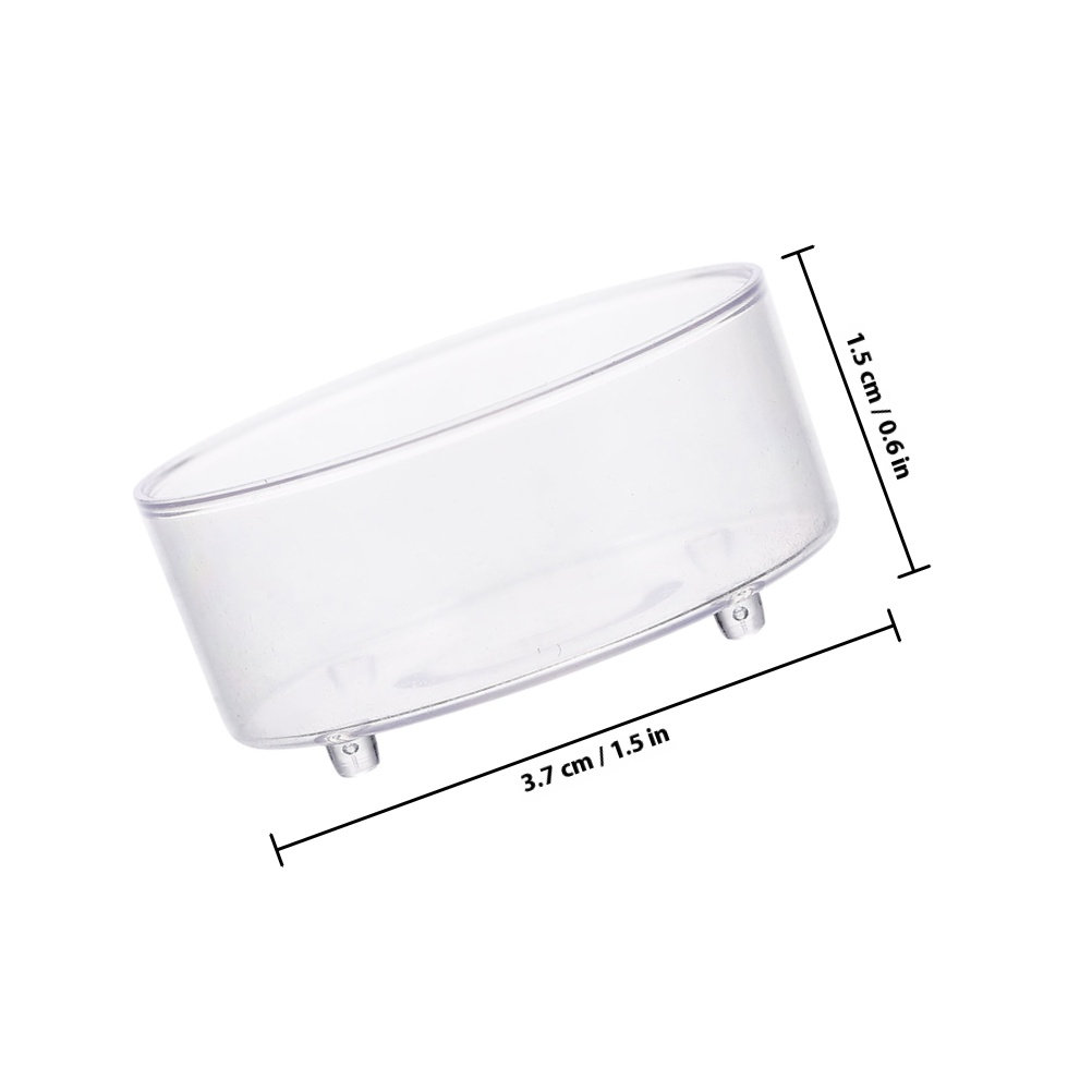 10Pcs Acrylic Reptile Food Wat - Water Dish Reptile のレビューと価格