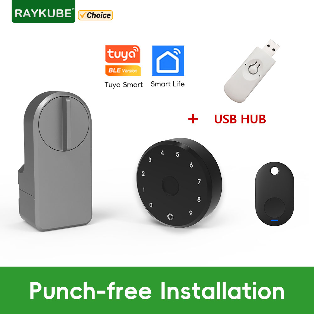 RAYKUBE A1 Pro Tuya BEL Smart  - Glass Door Hinge のレビューと価格