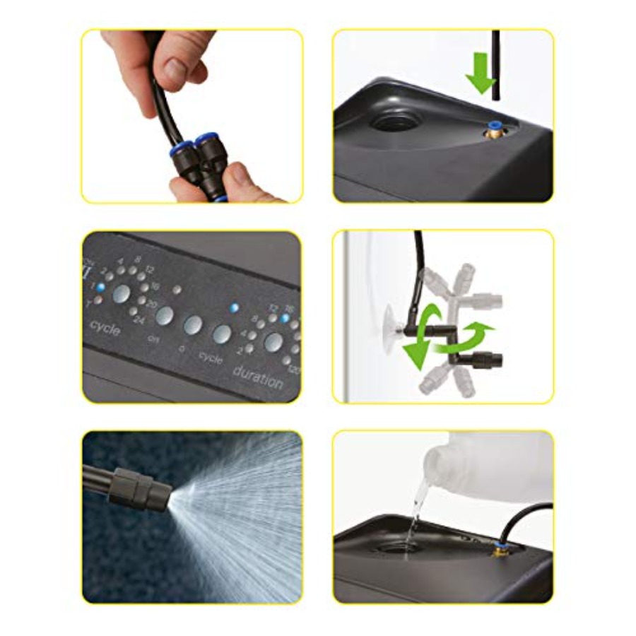 Reptile terrarium misting syst - Misting Nozzle Reptile のレビューと価格