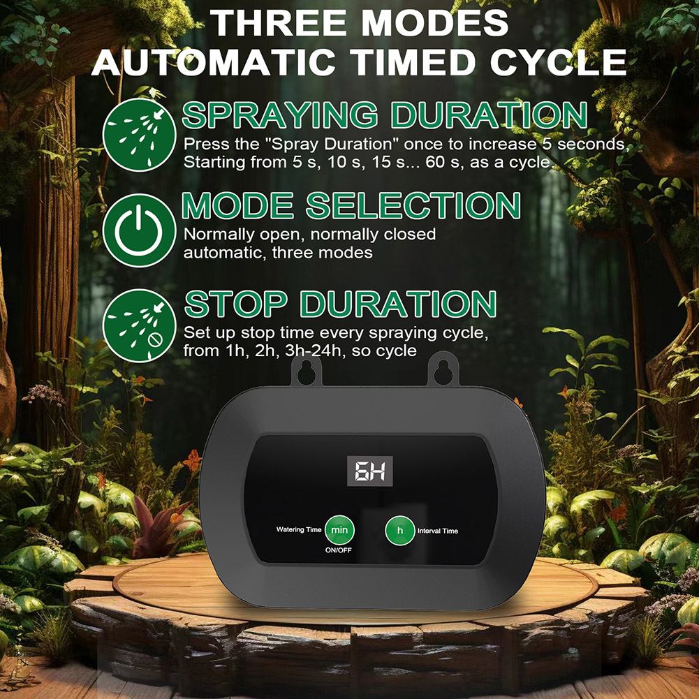 Automatic Reptile Mist Sprinkl - Terrarium Fogger Ultrasonic のレビューと価格