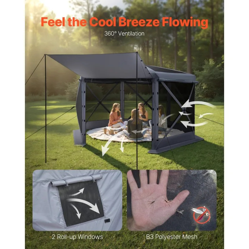 12x12ft 6 Sided Up Screen Gaze - Screen Top Mesh のレビューと価格