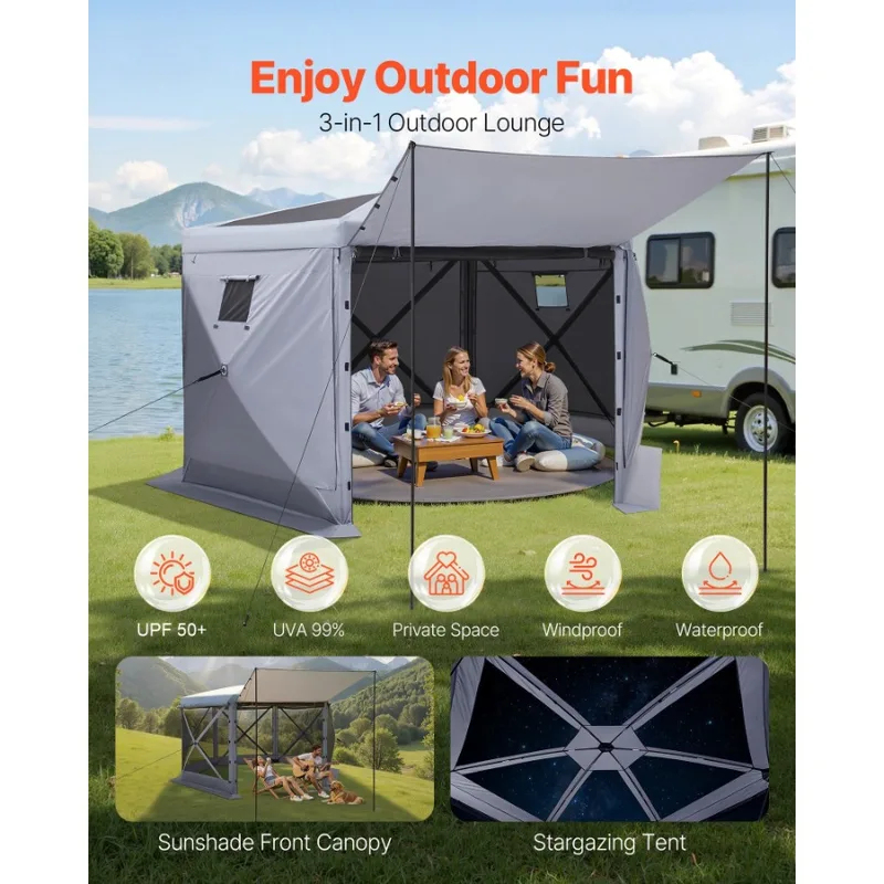 12x12ft 6 Sided Up Screen Gaze - Screen Top Mesh のレビューと価格
