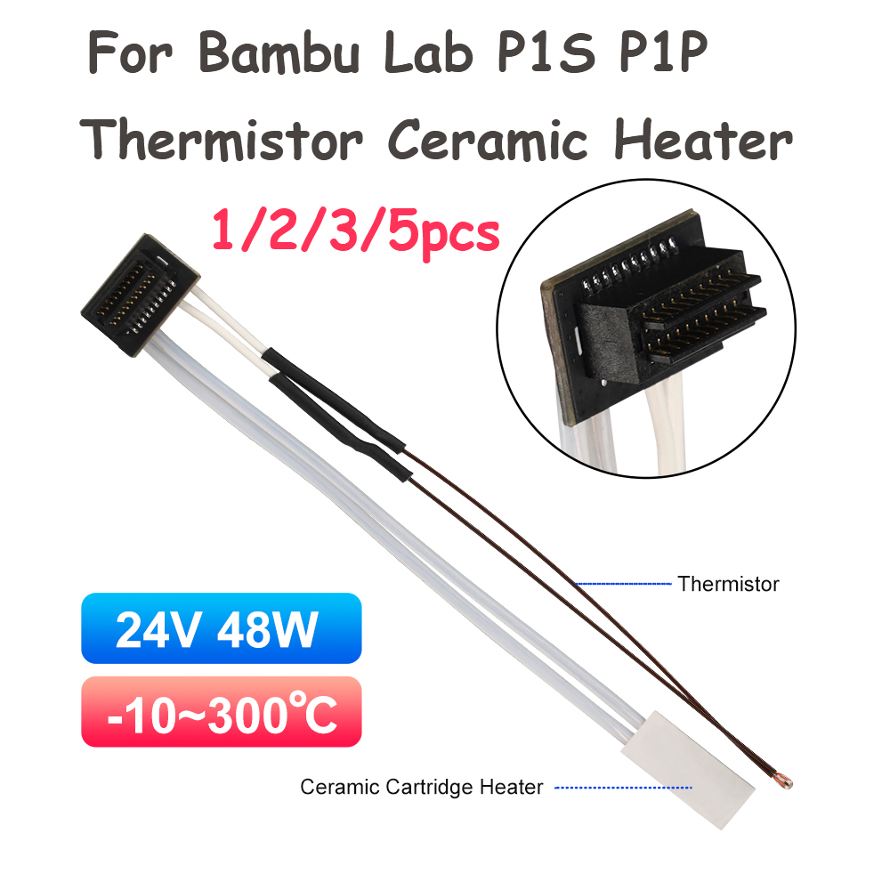 For Bambu Lab P1P Heating Tube - Ceramic Heat Emitter のレビューと価格