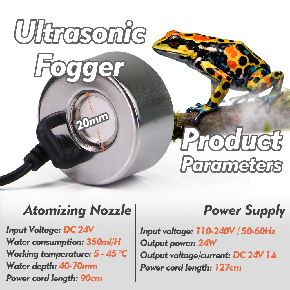 Ultrasonic Fogger w/ Water Sen - Terrarium Fogger Ultrasonic のレビューと価格