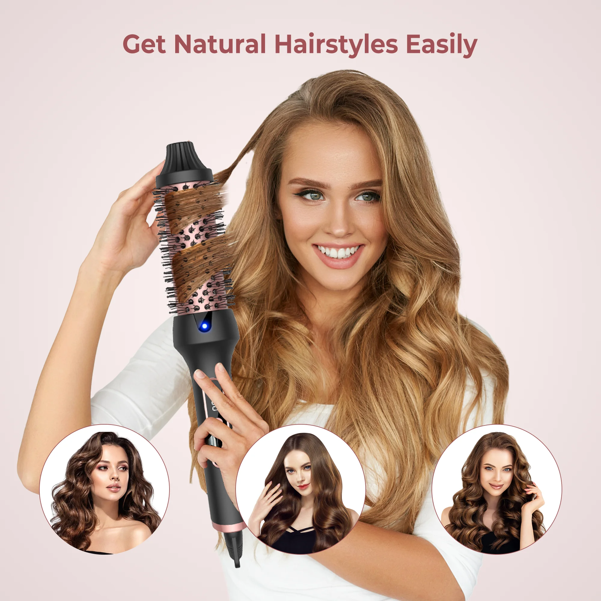 3 in1 Thermal Brush Ionic Heat - Ceramic Heat Emitter のレビューと価格