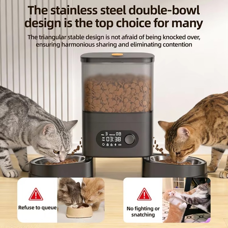 Automatic Pet Feeder Smart Cat - Timer Dual Outlet のレビューと価格