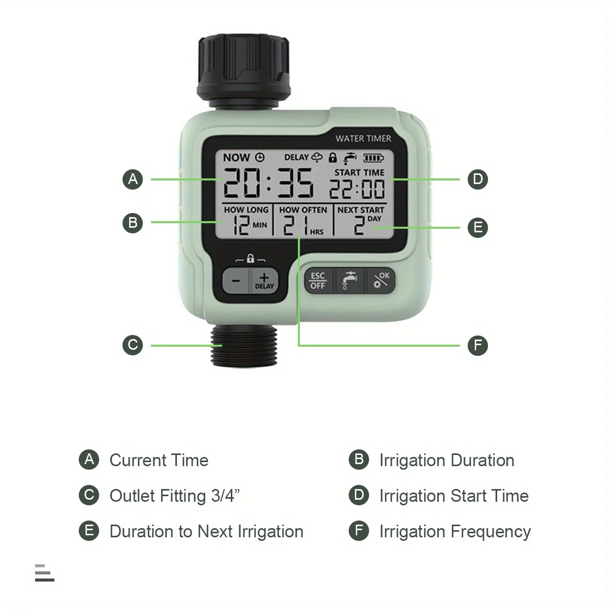 Watering System Dual Outlets A - Timer Dual Outlet のレビューと価格