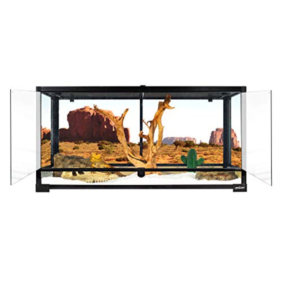 50 Gallon Reptile Glass Terrar - Glass Door Hinge のレビューと価格