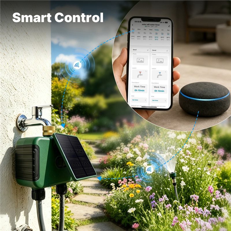 ABMR-Tuya Wifi Smart Solar Dua - Timer Dual Outlet のレビューと価格