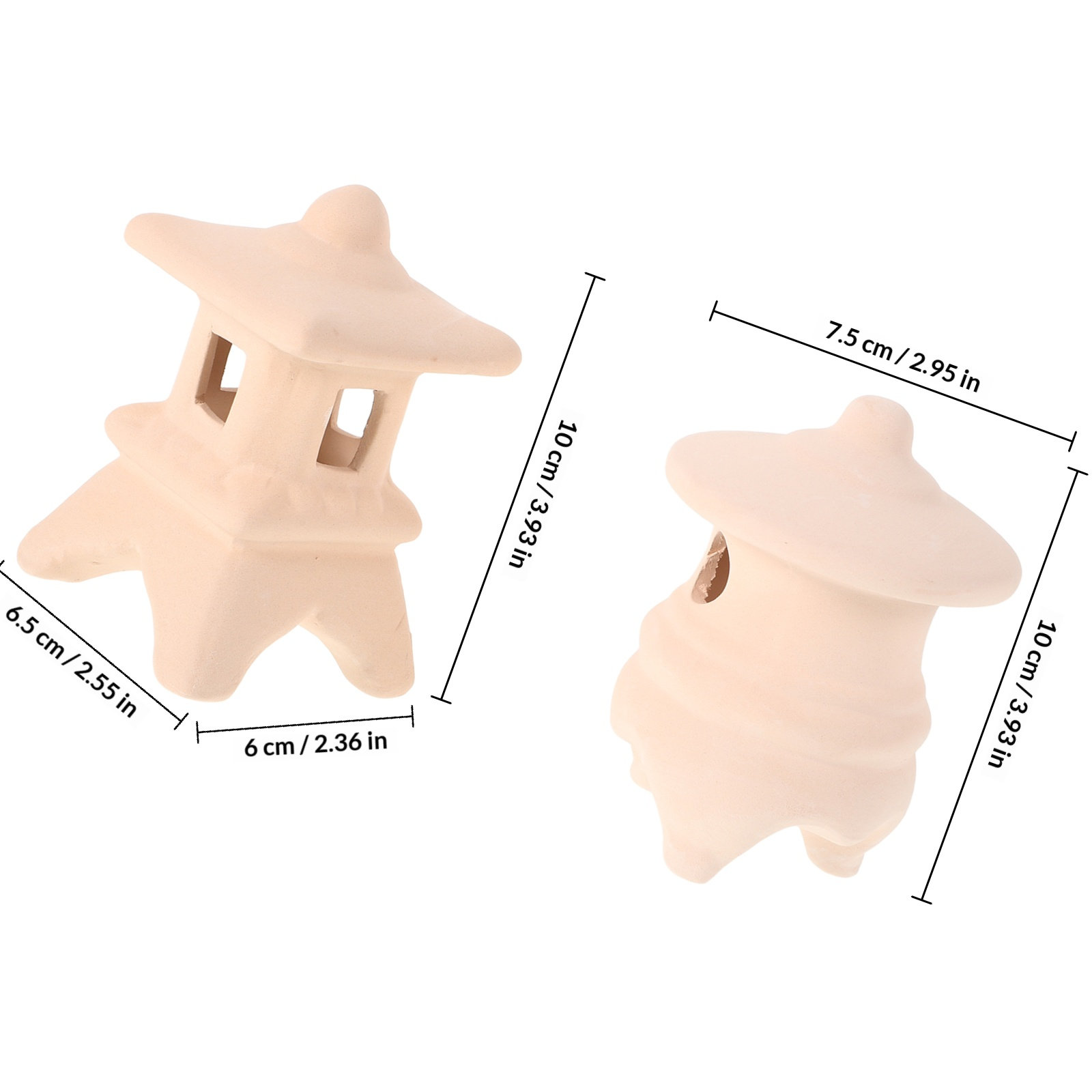 2Pcs Ceramic Aquarium Hide Fis - Hide Cave Ceramic のレビューと価格