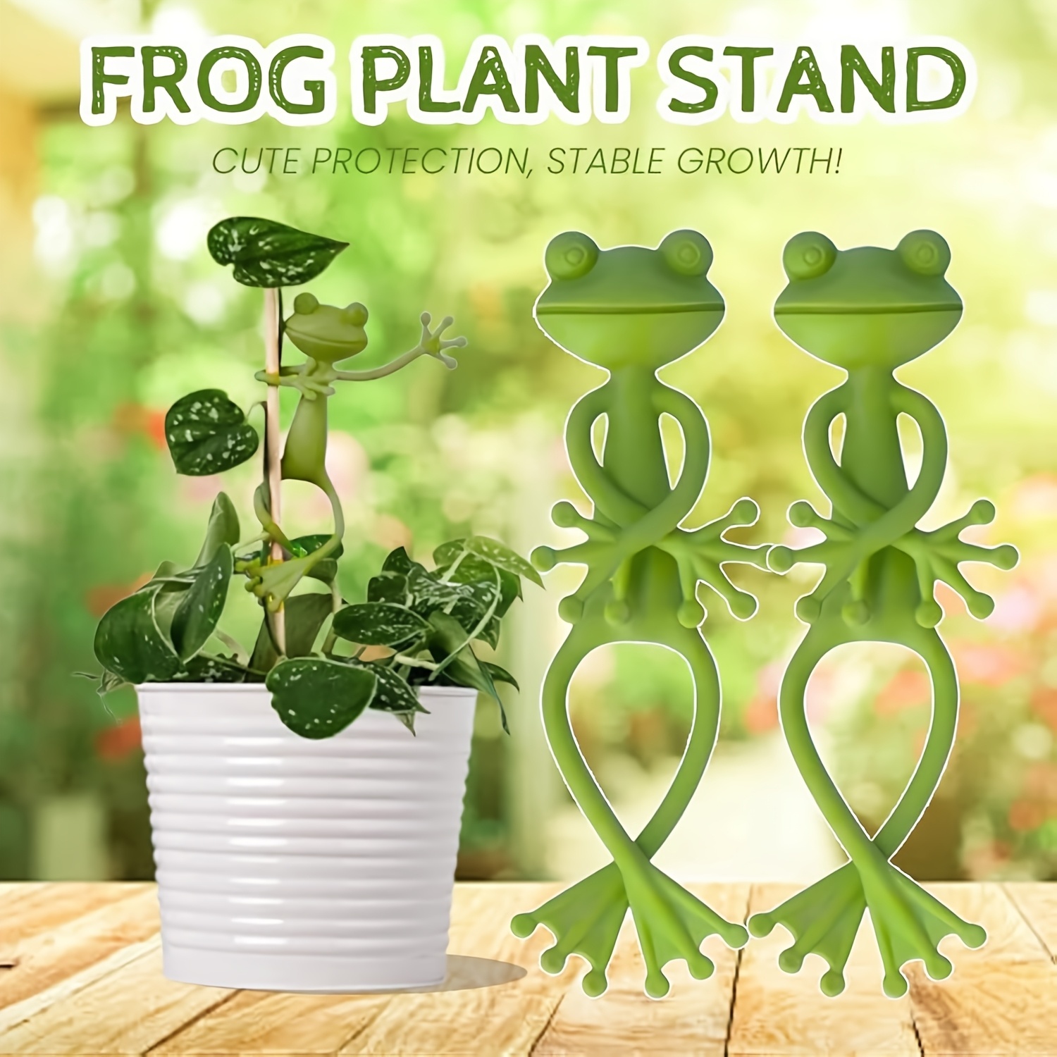 Creative Green Frog Plant Fixi - Vine Climbing Plastic のレビューと価格