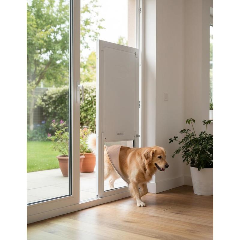 Dog Door for Sliding Glass Doo - Glass Door Hinge のレビューと価格