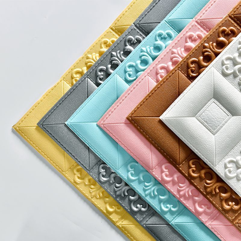 10pcs 3D Tile Brick Wall Stick - Pvc Panel Background のレビューと価格