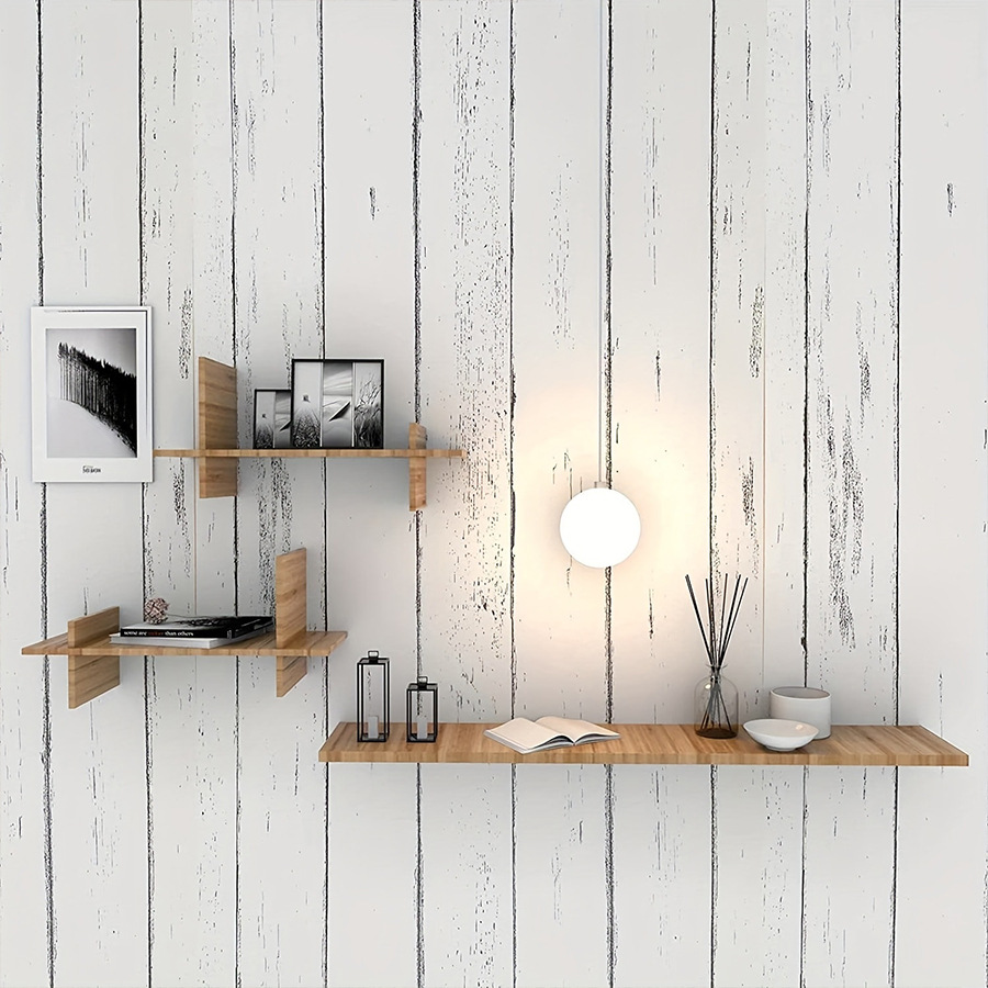 Retro Style White Wood Grain M - Pvc Panel Background のレビューと価格