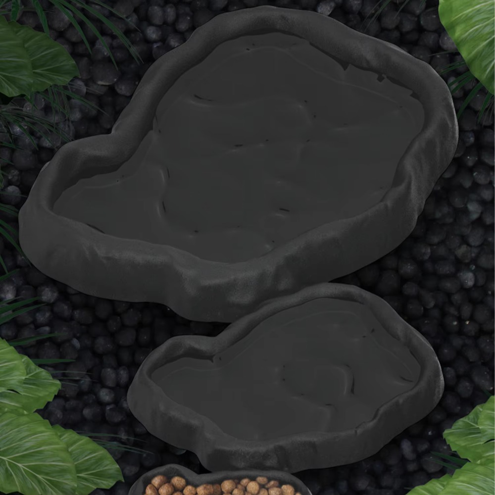 ABS Resin Reptile Feeder Bowl  - Water Dish Reptile のレビューと価格