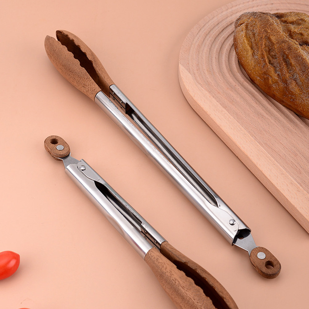 Walnut Wood Stainless Steel Fo - Feeding Tong Stainless のレビューと価格