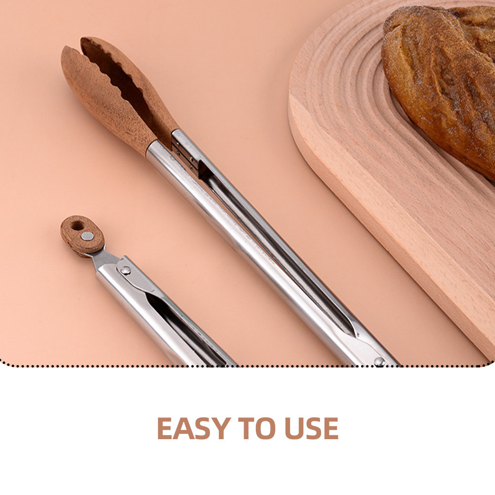 Walnut Wood Stainless Steel Fo - Feeding Tong Stainless のレビューと価格
