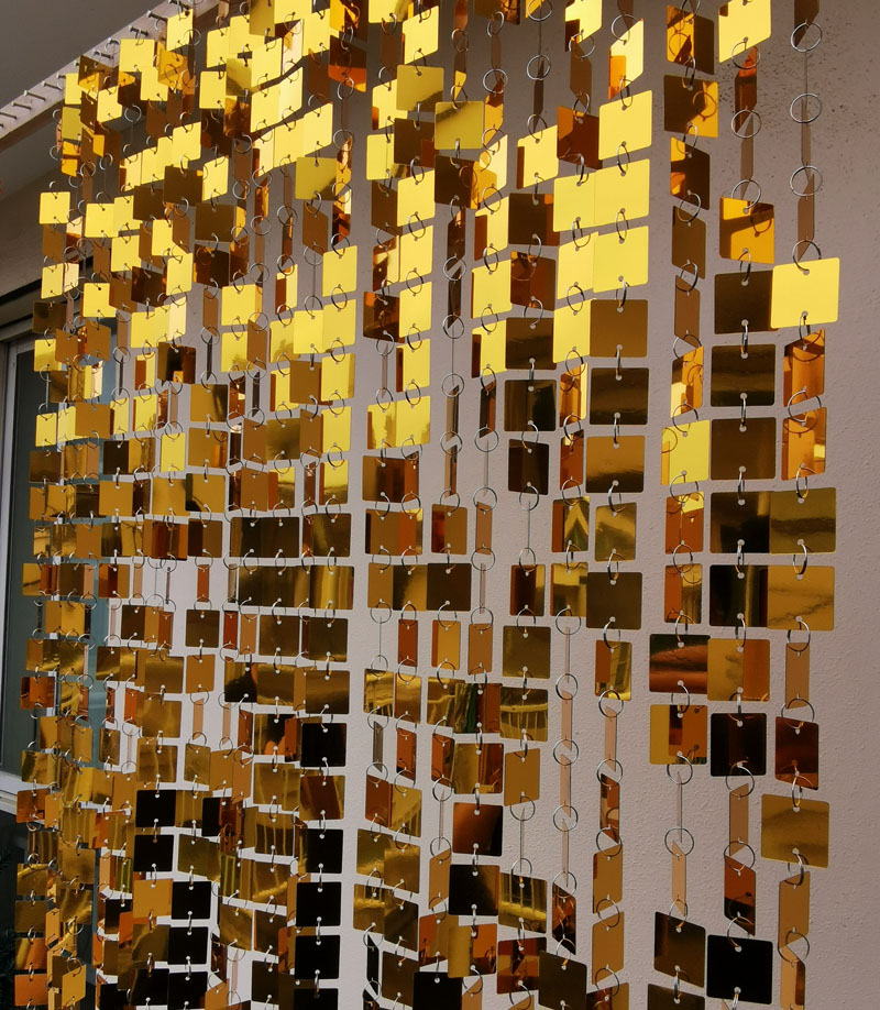 3cm Gold Silver Square Sequins - Pvc Panel Background のレビューと価格