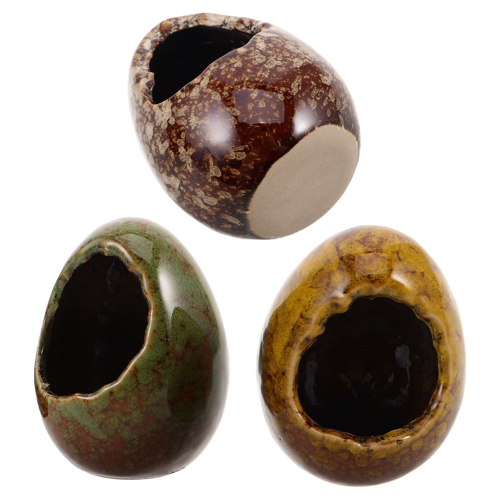 3 Pcs Fish Shelter Aquarium Hi - Hide Cave Ceramic のレビューと価格