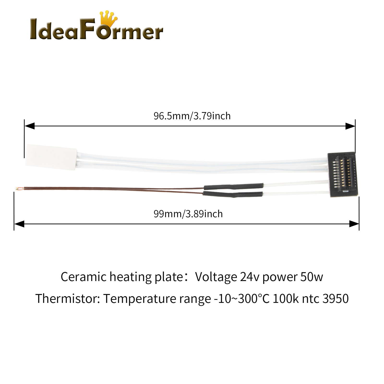 Thermistor For Bambu Lab P1P H - Ceramic Heat Emitter のレビューと価格