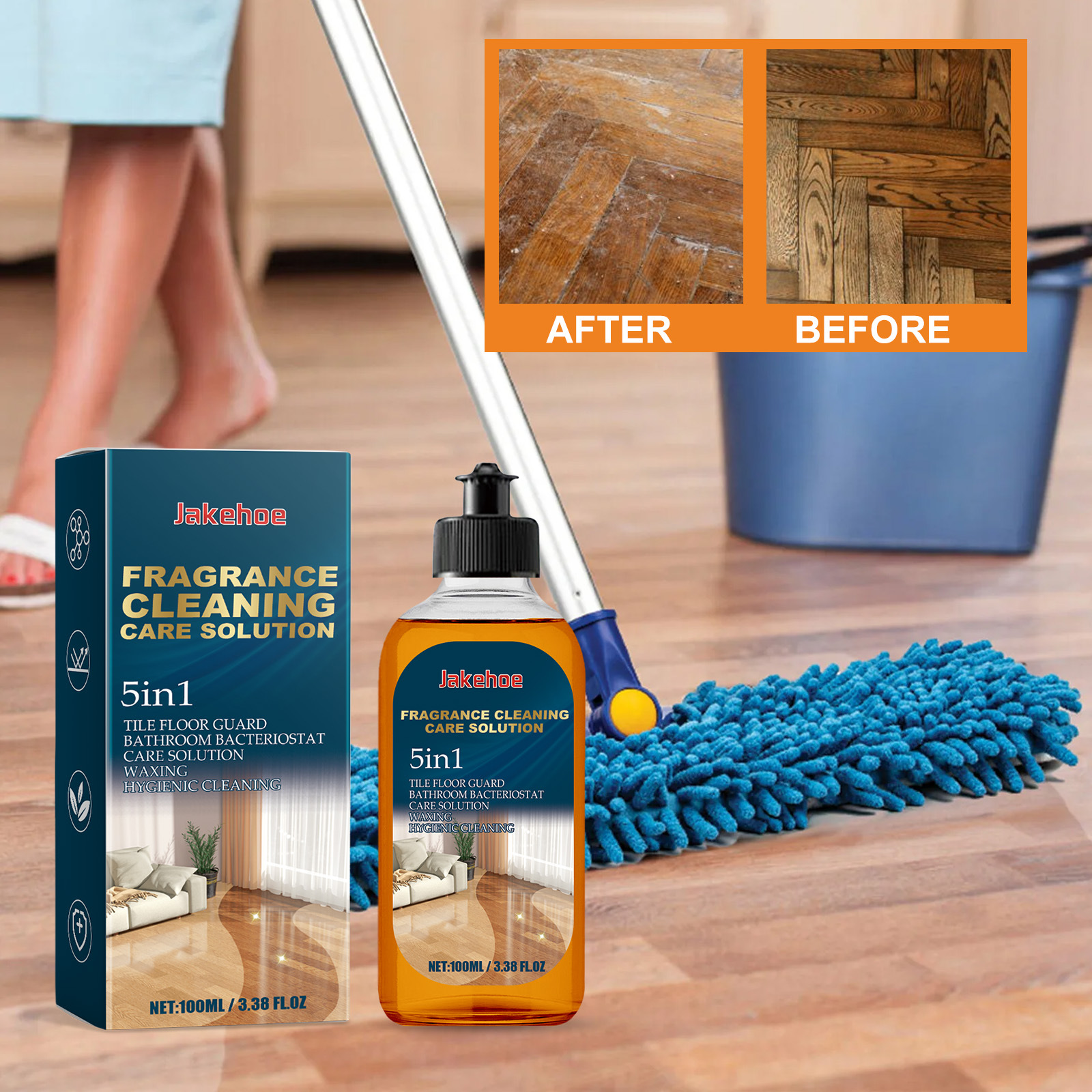 Jakehoe Floor Cleaner Decontam - Ceramic Tile Floor のレビューと価格