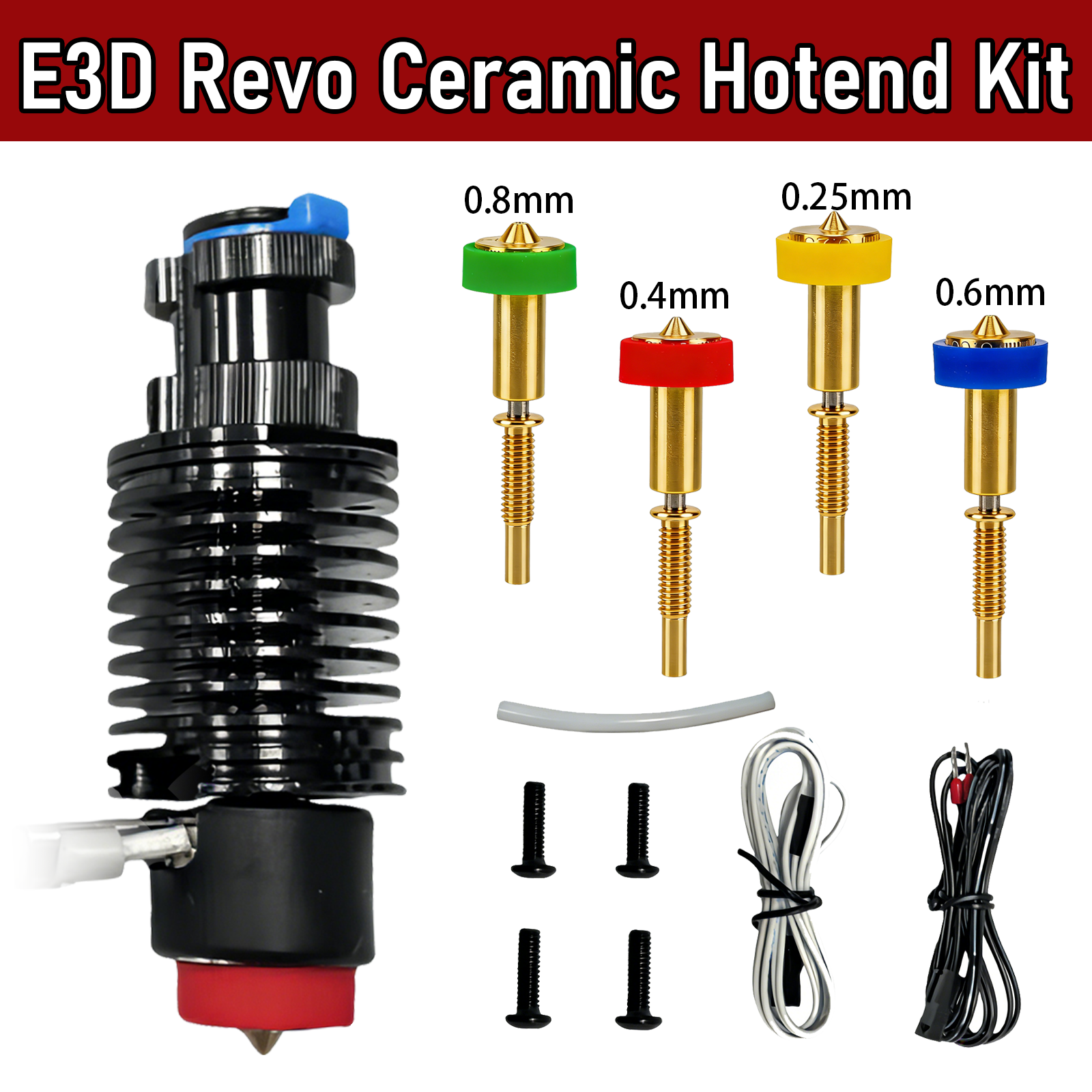For E3D Revo Hotend Kit V6 Rad - Ceramic Heat Emitter のレビューと価格